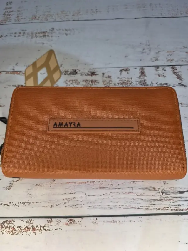 Billetera AMAYRA de mujer rectangular con doble cierre
