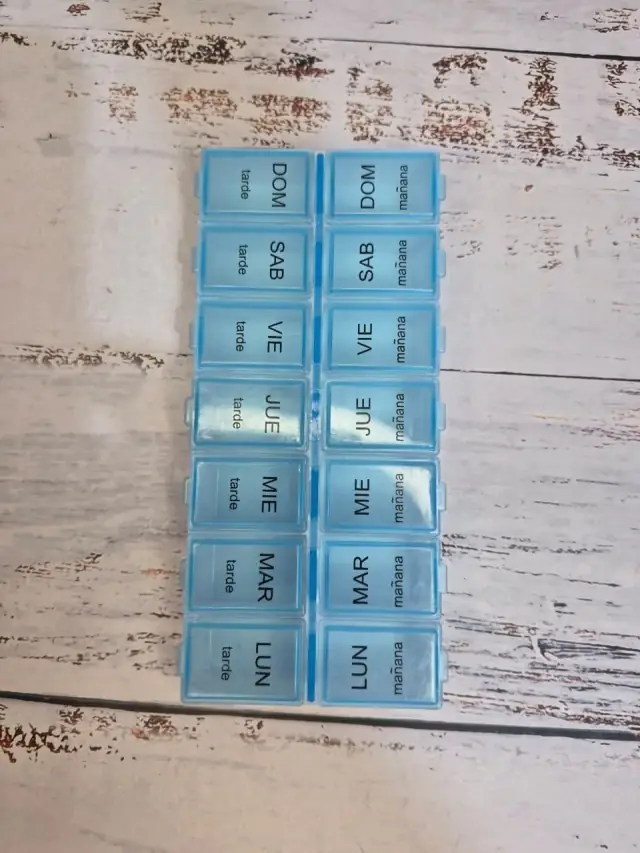 Pastillero semanal AM/PM