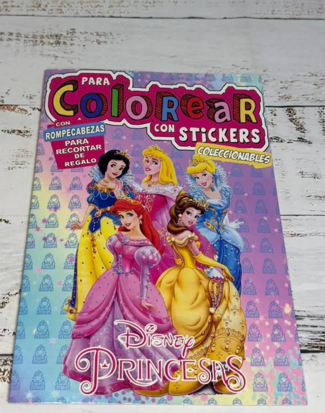 Libros para colorear con stickers