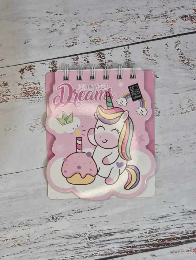 mini anotador de unicornio